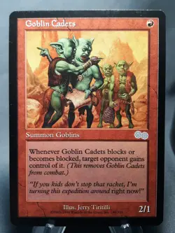 MTG Urza's Saga - Goblin Cadets x2 - Unplayed - Image 2
