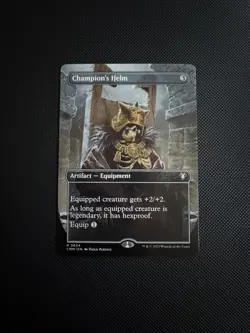 Champion's Helm (Borderless) Commander Masters Regular - Image 1