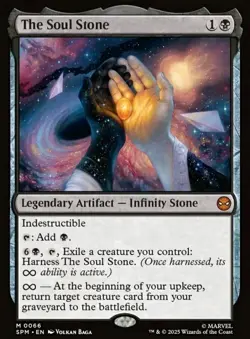 The Soul Stone MTG NM SPM Mythic Artifact Fast Tracked Shipping - Image 1
