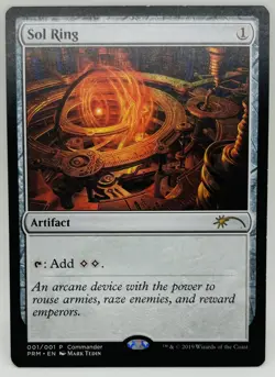 MTG Sol RIng Commander 2019 001/001 MagicFest Promo Magic The Gathering Card - Image 1