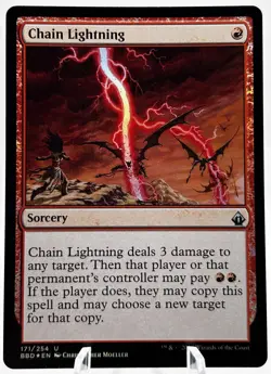 Chain Lightning 171/254 Foil Battlebond BBD MTG NM - Image 1