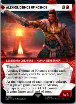 Magic the Gathering HP Alexios, Deimos of Kosmos Showcase Assassin's Creed MTG - Image 1