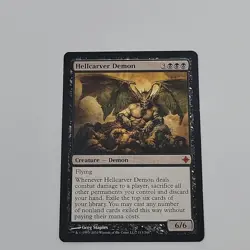 MTG Hellcarver Demon Rise of the Eldrazi 113/248 Regular Mythic - Image 1