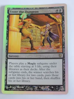 MTG - FOIL - Enter the Dungeon - Unhinged - NM - Image 1