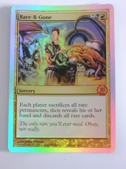 MTG - FOIL - Rare-B-Gone - Unhinged - NM - Image 1