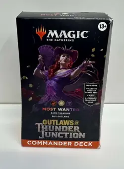 Magic: The Gathering Outlaws of Thunder Junction Commander Deck - Most Wanted - Image 1