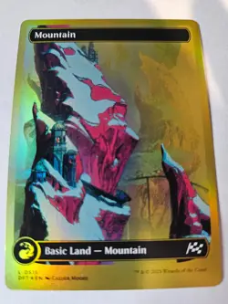MTG Mountain Full Art First Place Finish FOIL - Aetherdrift 515 - Image 1