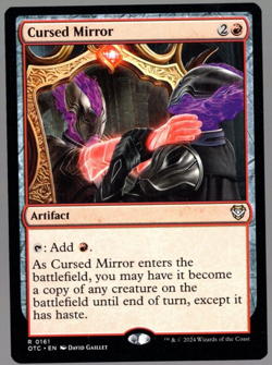 Cursed Mirror 0161 Non Foil Rare Outlaws of Thunder Junction MTG NM - Image 1