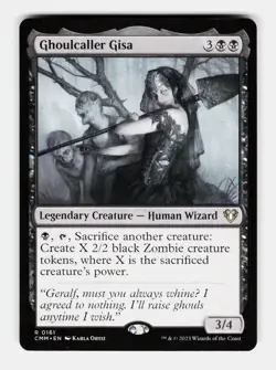 MTG: Ghoulcaller Gisa | Commander Masters 161 NM - Image 1