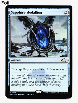 Sapphire Medallion (FOIL) - [Modern Horizons 3] MTG Magic - NM/M - Image 1