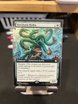 Mossborn Hydra - (Extended Art) - Foundations - NM MTG Magic the Gathering - Image 1
