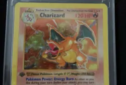 1999 Pokemon TCG Charizard Base Set Shadowless 1st Edition Holo Rare 4/102 WOTC - Image 2