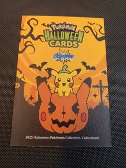 Pokemon 2025 DKV Collectoons Set Halloween Pikachu 26 Circle Holo Peru - Image 2