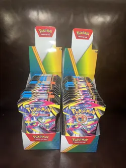Lot Of 50 Booster Packs! Pokemon MEGA EVOLUTION Sleeved Factory Sealed - Image 1