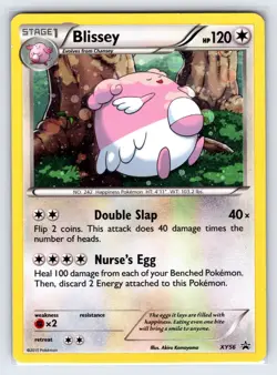 Blissey XY56 Black Star Promo Pokemon Card Cosmos Holo Rare Promo - Vlp - Image 1