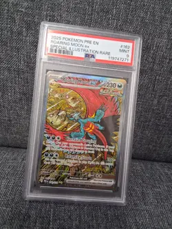 Roaring Moon Ex 162/131 162 PSA 9 2025 Pokemon Special Illustration Rare - Image 1