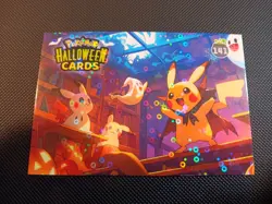 Pokemon 2025 DKV Collectoon Halloween Pikachu Mimyku 141 Circle Holo Peru - Image 1