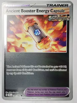 REVERSE Ancient Booster Energy Capsule 140/162 NM / M - Temporal Forces Pokemon - Image 1