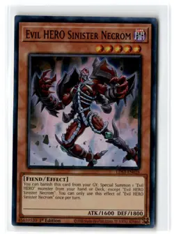 2022 Legendary Duelists: Season 3 Evil HERO Sinister Necrom #LDS3-EN026 Ultra - Image 1