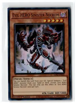2022 Legendary Duelists: Season 3 Evil HERO Sinister Necrom #LDS3-EN026 Ultra - Image 1