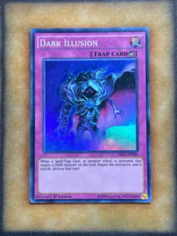 Yugioh Dark Illusion DESO-EN060 Super Rare 1st Ed NM - Image 1