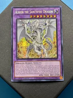 Albion The Sanctifire Dragon | MP24-EN082 | Prismatic Secret Rare | NM | YuGiOh! - Image 1