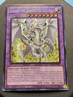 Albion The Sanctifire Dragon | MP24-EN082 | Prismatic Secret Rare | NM | YuGiOh! - Image 3