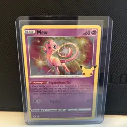 Mew Celebrations Holo Rare Card 011/025 Near Mint NM Condition - Image 1