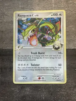 Pokemon Rayquaza C LV. 73 8/147 Holo MP 2009 Rare Pokemon Card Nintendo - Image 1