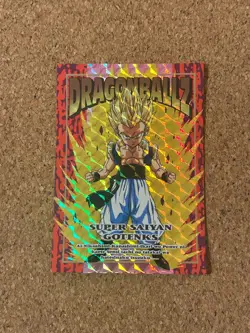 dragon ball carddass 90s Holo anime card - Image 1