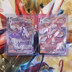 Single Strike Urshifu VMAX + Rapid Strike Urshifu VMAX - Pokemon Cards Lot #502 - Image 1