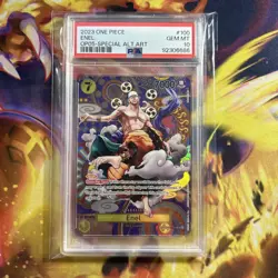 PSA10 One Piece Card TCG ENEL OP05-100 SP SEC AWAKENING OF THE NEW ERA English - Image 1