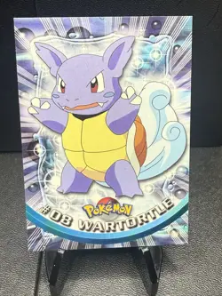 Wartortle #08 Topps Black Label Non Foil Pokemon Card NM - Image 1