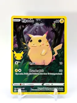 Pokemon TCG Celebrations Pikachu Holo Rare Card 005/025 NM/Mint Condition - Image 1