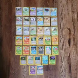 Mixed Lot of 37 Aquapolis EX Sandstorm(E-Reader series) Pokemon Cards WOTC TCG - Image 1