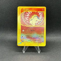 (NM) Cyndaquil 105/165 Expedition Reverse Holo Vintage Pokemon Card - Image 2
