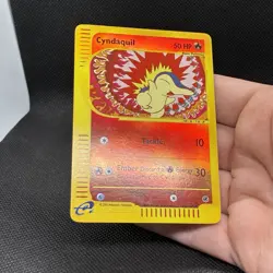 (NM) Cyndaquil 105/165 Expedition Reverse Holo Vintage Pokemon Card - Image 5