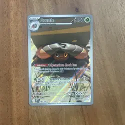 Pokemon TCG Crustle 186/182 Destined Rivals Illustration Rare Card NM - Image 1