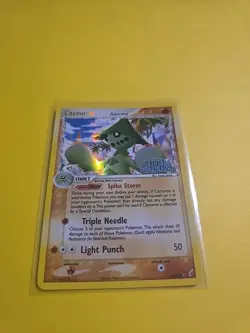 Cacturne 15/100 Reverse Holo EX Crystal Guardians Pokemon Card - Image 2