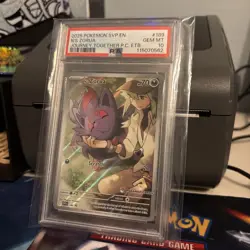 Pokemon TCG N's Zorua 189 Black Star Pokemon Center Stamped Promo Card PSA 10 - Image 1