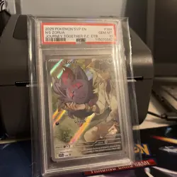 Pokemon TCG N's Zorua 189 Black Star Pokemon Center Stamped Promo Card PSA 10 - Image 2