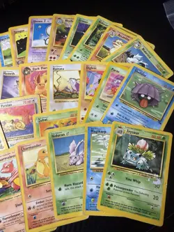 Vintage Pokemon Card Lot HP-DMG Base Set Jungle Promo 1st Ed Shadowless 63 Cards - Image 5