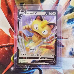Meowth V + Eldegoss V + Galarian Moltres V + 3 more - Pokemon Cards - Lot #498 - Image 4