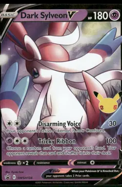 Dark Sylveon V - SWSH134 Promo Holo NM Pokemon SWSH: Sword & Shield Promo Cards - Image 1