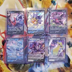 Darkrai V + Morpeko V + Glaceon V + Genesect V + 2 more - Pokemon Cards Lot #497 - Image 1