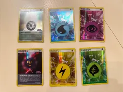 Pokemon Holon Phantoms Energy Holo Rare Card Lot Of 6 Stamped Reverse NM - Image 1