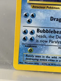 Pokemon TCG Gyarados Holo Rare Card Base Set 6/102, 1st Edition - Image 4