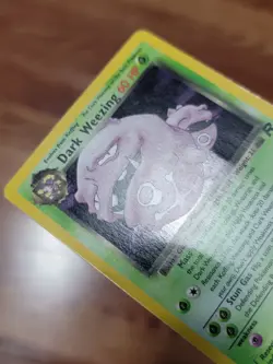 Dark Weezing Rocket Set Holo Rare Pokemon Card 14/82 WOTC PL! - Image 2