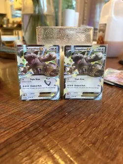 Pokemon TCG Two Card Lot Kangaskan EX Ultra Rare 78/106 XY Flashfire - Image 1