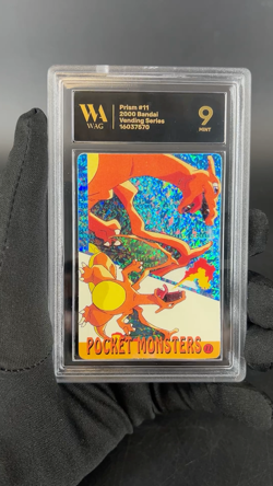 Prism Charizard #11 Pokemon Card WAG Mint 9 2000 Bandai Pocket Mosters TCG CCG - Image 2